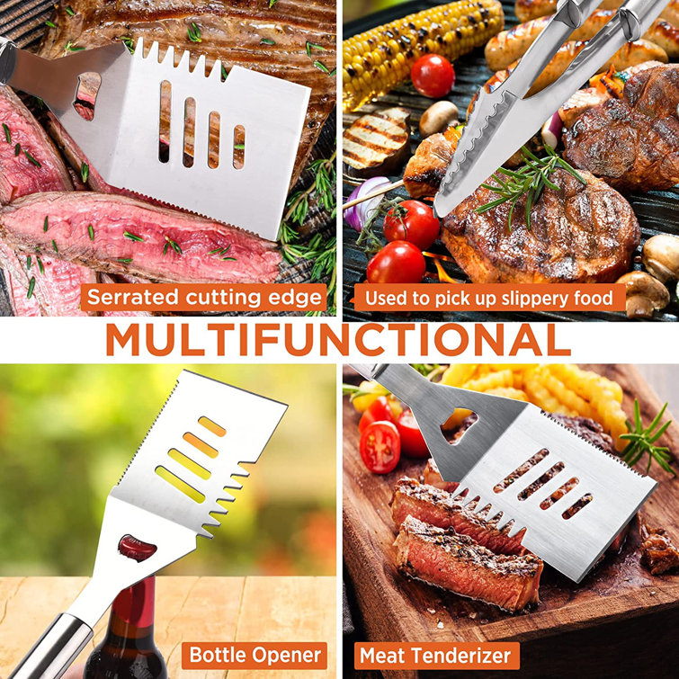 Amazon.com : Gifts for Husband, Valentines Day Husband Gifts for Him Heavy  Duty Grilling Accessories Kit for Backyard BBQ, Thick Stainless Steel Grill  Utensils with Non-Slip Handle Tool for Men on Birthday