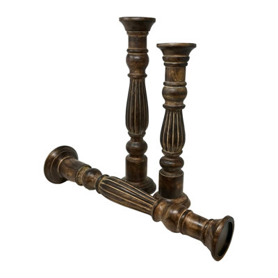 Set of 3 Liverpool Pillar Holders