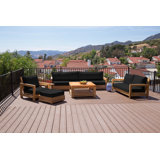 Chatsworth Outdoor 6 - Piece Teak Conversation Set