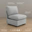 Chaise modulaire sans accoudoirs, meubles de salon-1432487769