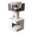 TRIXIE 33.9-in Ava XXL Cat Tree, Thick Scratching Post, Cat Condo, Cozy Platform with Cushion, Dangling Cat Toy, Gray