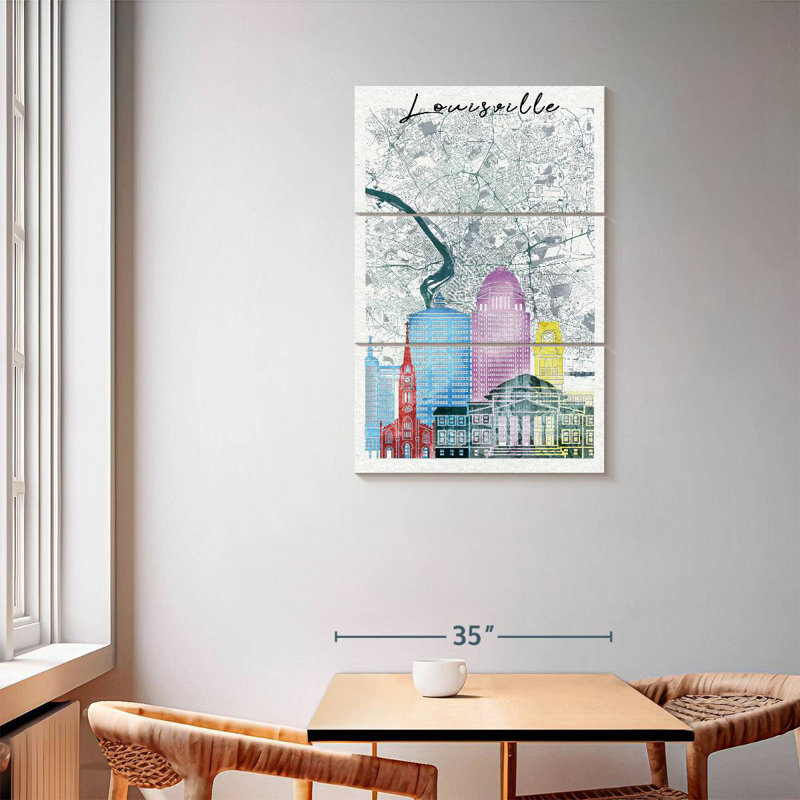 Carte de la ville d'Aliaz Louisville