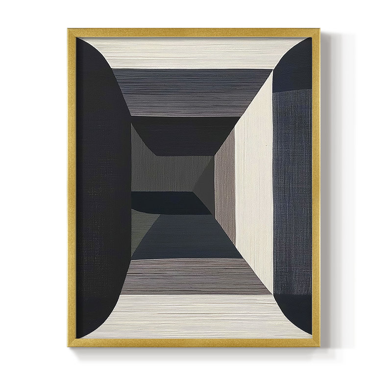 "ABSTRACT Series DCLxxxx" par J Paul, Doré, H 21 po x l 17 po