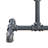 Brantley Metal Tabletop Candle Holder in Sandy Gray