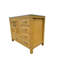 Meuble-lavabo 42 po avec lavabo et trou pour robinet, meuble-lavabo avec 2 portes et 5 tiroirs en chêne
