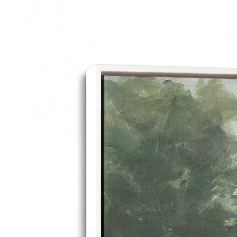«Serene Valley Vista I» par Ethan Harper, reproduction d'art sur toile, H 36 po x l 48 po, Blanc