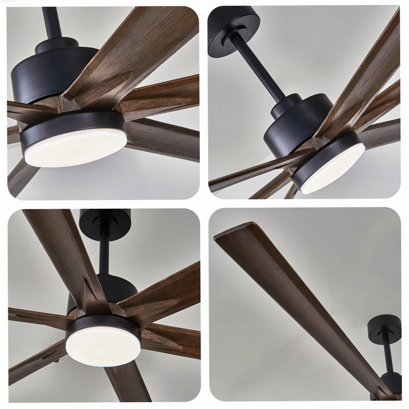 Ventilateur de plafond 70 po, Matte Black