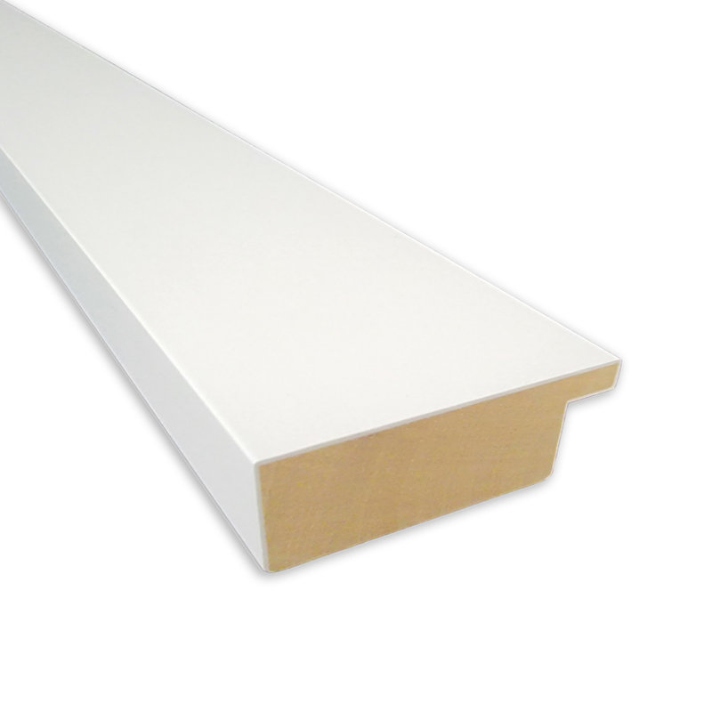 Miroir mural Jinyu, Blanc, 35,5 po x 45,5 po, Rectangle