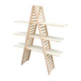 Leisha 45.6'' W Solid + Manufactured Wood Shelving Unit
