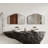  Asymmetrical Mirror Irregular Wall Mirror Unique Rectangle Mirrors for Bathroom，Entryway，Living Room, Bedroom-730604075-730604077