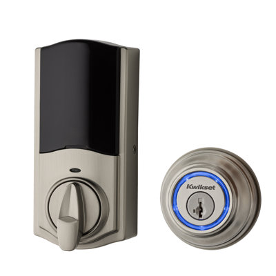 Kevo 2nd Gen Single Cylinder Bluetooth Electronic Deadbolt featuring SmartKey®