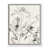Toile encadrée flottée blanche