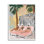 Au-432-Giclée de filles en été, auvent de plage encadré sur bois par Amelia Noyes, impression