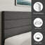 Lit plateforme Elison avec tête de lit tapissier en tissu et lattes en bois-808930972-894892974