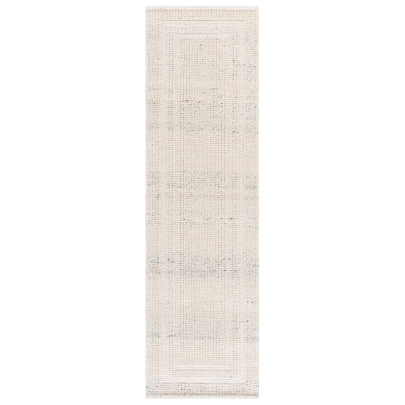 Natura 229 Hand Loomed Wool Geometric Rug, Runner 2'3" x 8'
