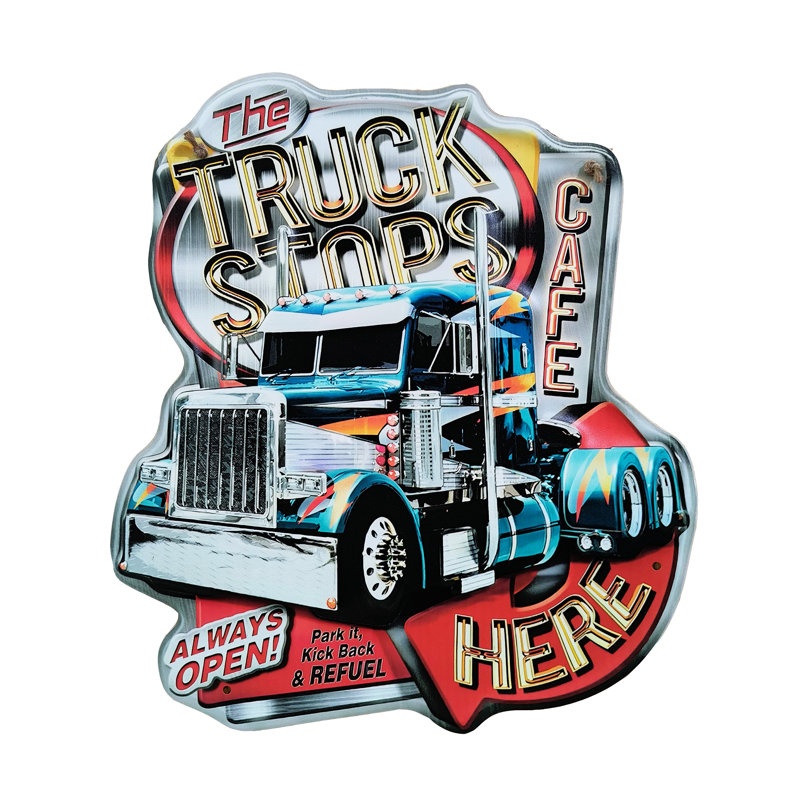 Truck Tin Sign