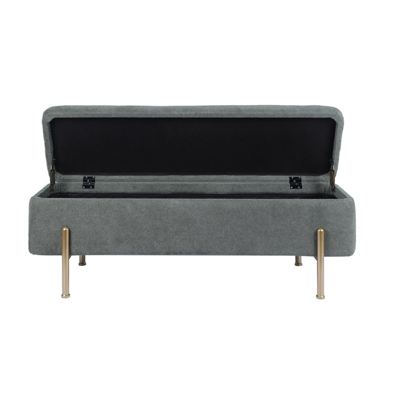 Banc de rangement tapissier