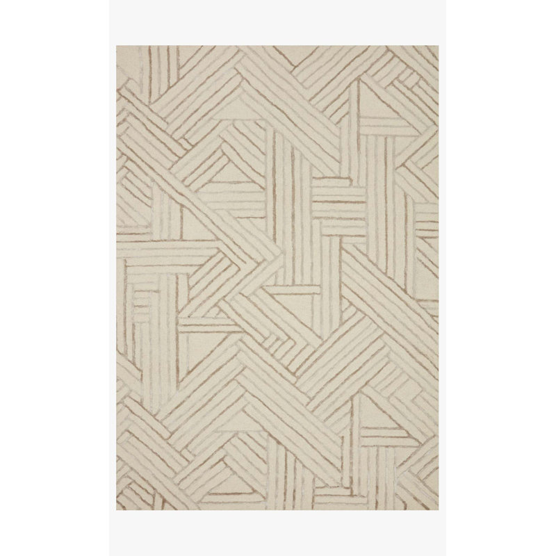 Dellon Geometric Indoor Rug, Ivory