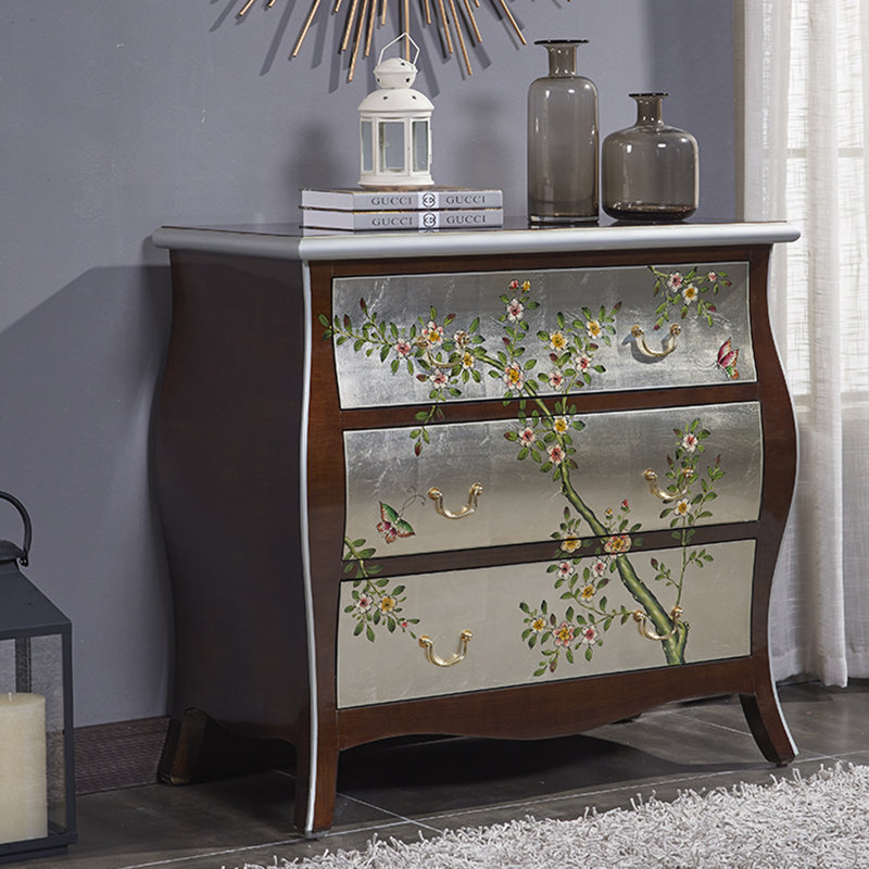 Charming Vintage Three-Drawer Accent Chest