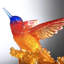 Sculpture décorative colibri