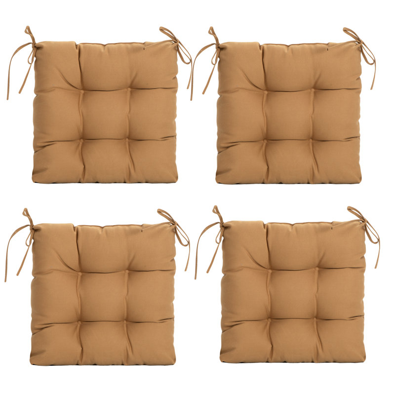 Outdoor 4'' Seat Cushion, Light Brown