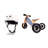 Kinderfeets White Adjustable Kids Helmet Bundle w/ Balance Trike Tricycle-64222696