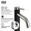 Lavabo de salle de bain vasque rond blanc mat Stone ™ avec robinet H 10 po L 15 po x l 15 po x H 5 po Bryant