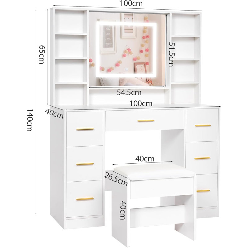 Dressing Table with Mirror