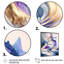«Blue and Gold Splash Paint III», peinture sur toile-1091868450-1091868449