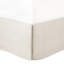 Édredon grand beige 7 pièces avec motif diagonal, rembourrage toutes saisons, jupe de lit de luxe de 15 po de hauteur