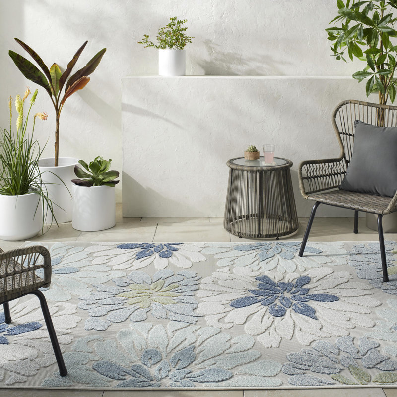 Tapis tissé à la machine Lakeside, Rectangle 7 pi 10 po x 10 pi