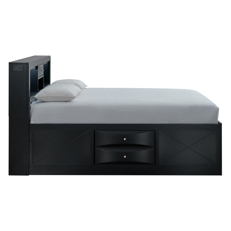 Lit double Marilla, noir