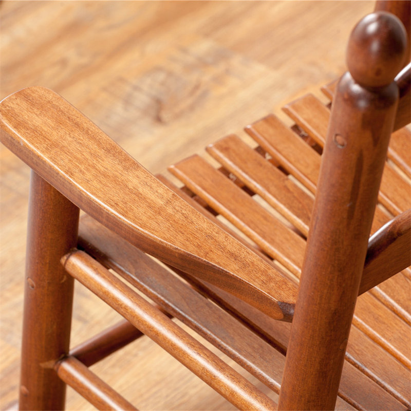 Stromberg Classic Wooden Child's Porch Chair Rocking Rocker Ages 3-6, Indoor, Brown