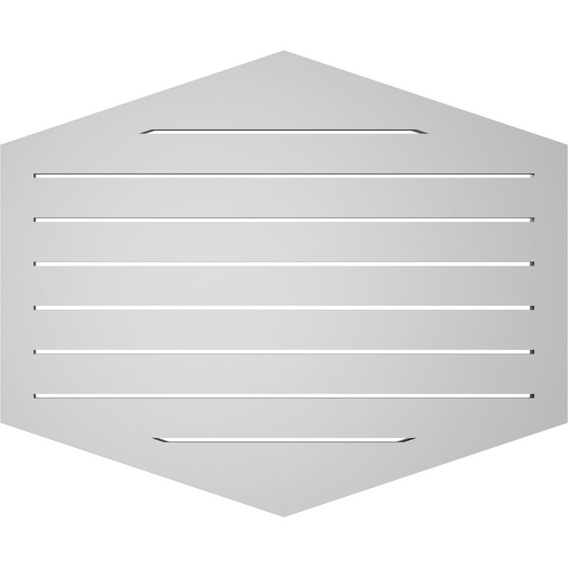 Pente verticale verticale en uréthane 4 pi, H 1,5 po x l 34 po x L 28 po