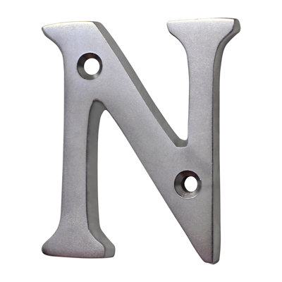 2'' H Brass House Letter