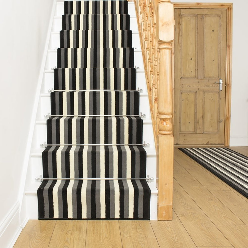 Runner Abingt Striped Indoor / Outdoor Area Rug, Runner 810cm x 80cm