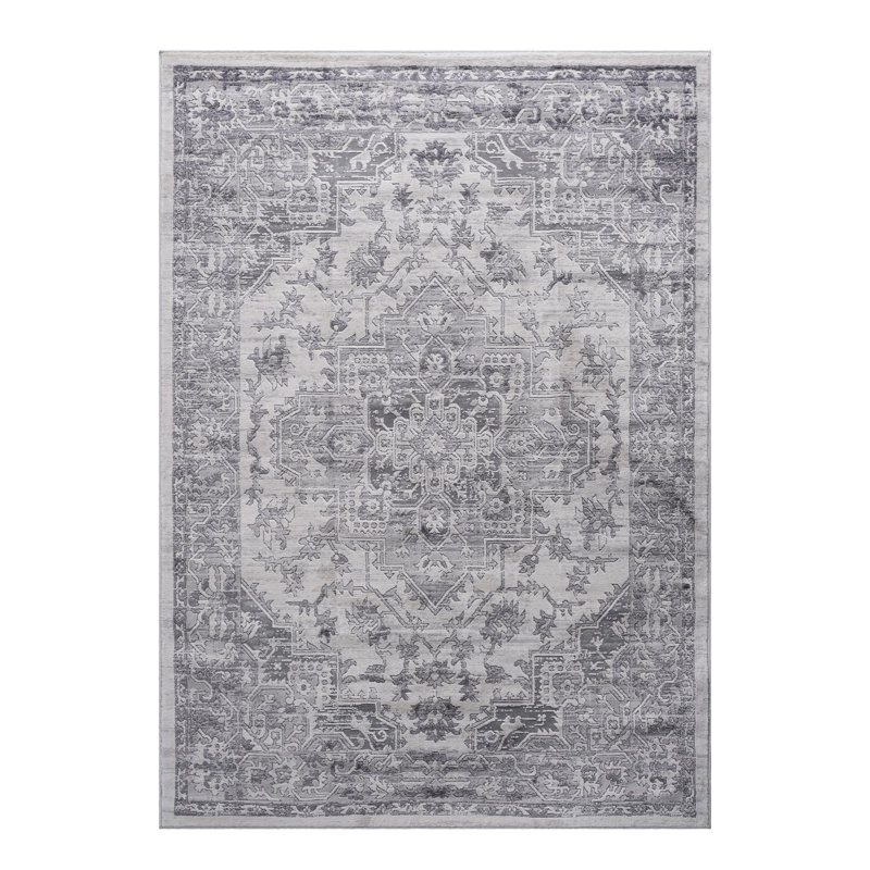 2X3 Silver Area Rug, Non-Shedding And Stain-, Enhances Bedroom, Living, Dining, Office Rug Silver, Stain , Suits Living Room,