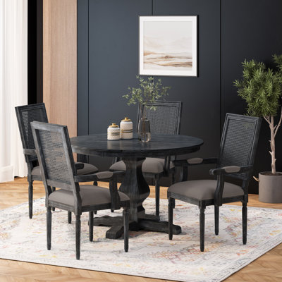Bushey 4 - Person Pedestal Dining Set