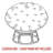 Sunbrella Outdoor 4'' Papasan Seat Cushion-916105813