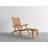 Annica Anders Teak Outdoor Folding Lounge Deck Chair