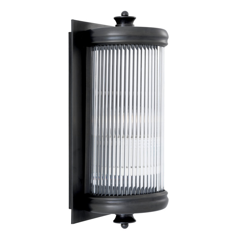 Glorious Iron Flush Mounted Sconce, Bronze