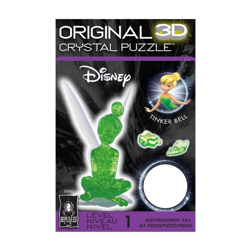 3D casse-tête en cristal Disney Tinker Bell, Vert