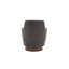 Fauteuil demi-tonneau pivotant en similicuir