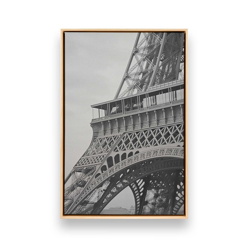 Toile roulée Paris Heights, Cadre américain en érable flottant, H 20,75 po x l 30,75 po x P 1,75 po