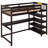 Arris Solid Wood Loft Bed with Bookcase by Harriet Bee-140602796-140602793