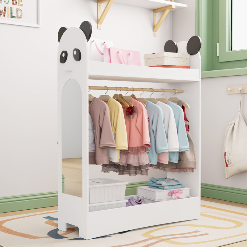 Manufactured Wood Wardrobe, White