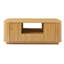 Table basse ovale de luxe moderne 46,5 po avec tiroirs et compartiments de rangement (table incluse seulement)-496008345