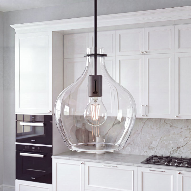 Clear Glass Hanging Light