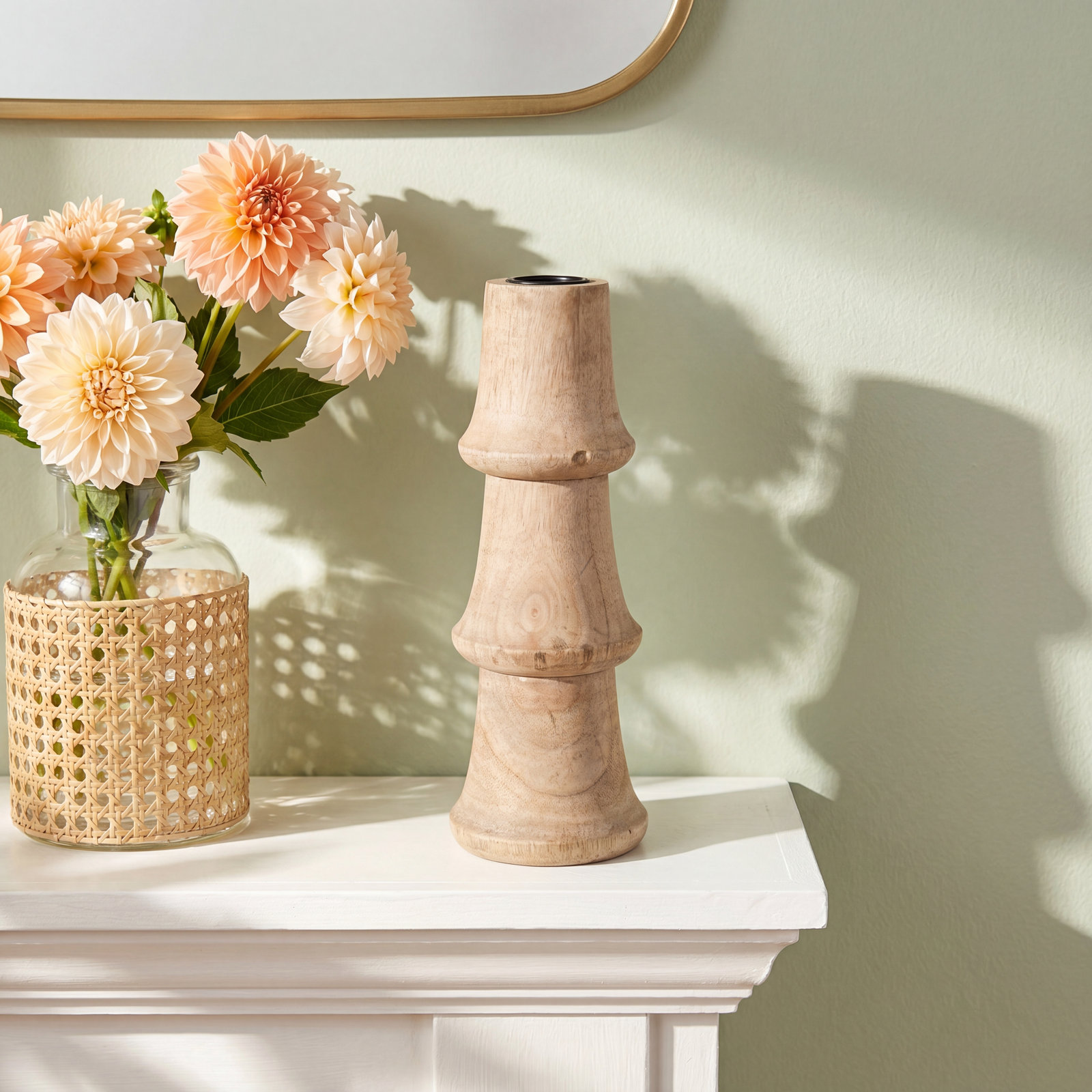 Benhurst Stoneware Candlestick Holder