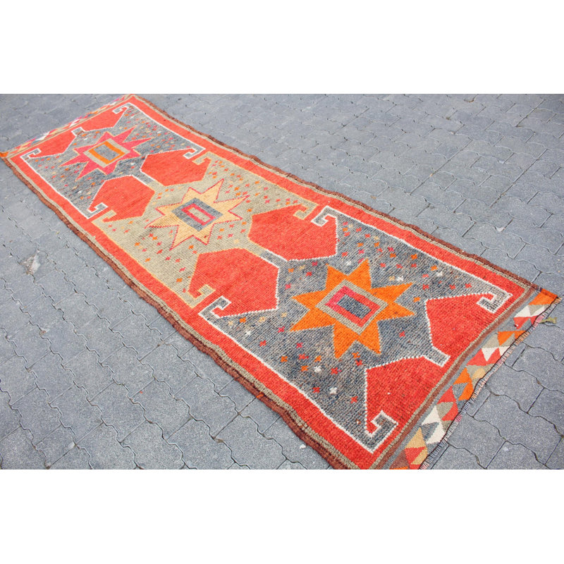 Tapis de cuisine antique turc Herki